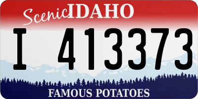 ID license plate I413373
