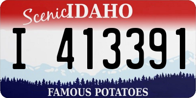 ID license plate I413391