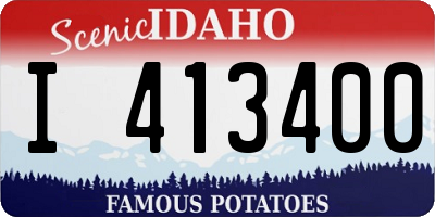 ID license plate I413400