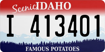 ID license plate I413401