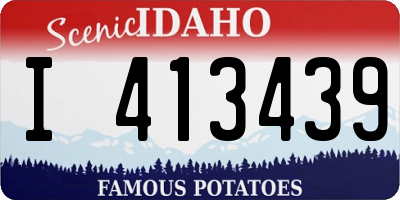 ID license plate I413439