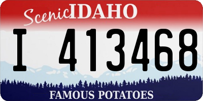 ID license plate I413468