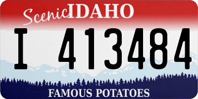 ID license plate I413484