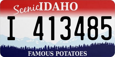 ID license plate I413485