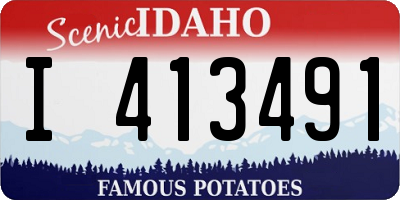 ID license plate I413491