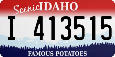 ID license plate I413515