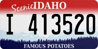 ID license plate I413520
