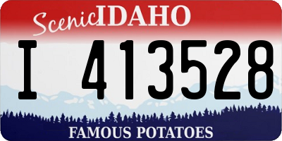 ID license plate I413528