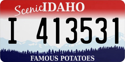 ID license plate I413531