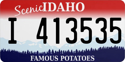 ID license plate I413535