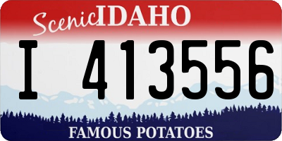 ID license plate I413556
