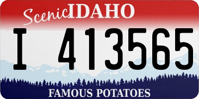 ID license plate I413565