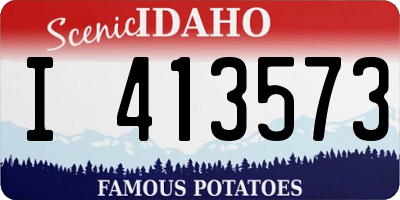 ID license plate I413573