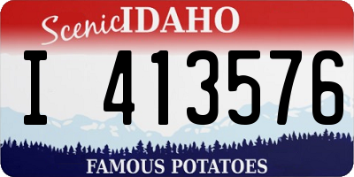 ID license plate I413576