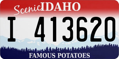 ID license plate I413620