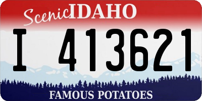 ID license plate I413621