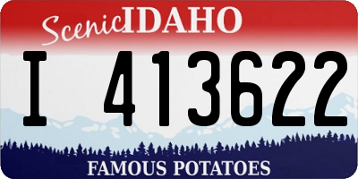 ID license plate I413622