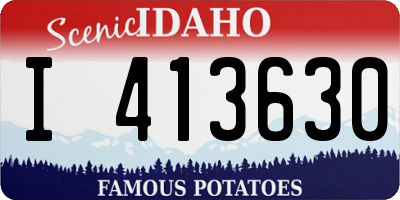 ID license plate I413630