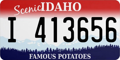 ID license plate I413656