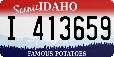 ID license plate I413659