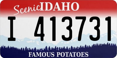 ID license plate I413731