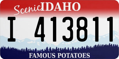 ID license plate I413811