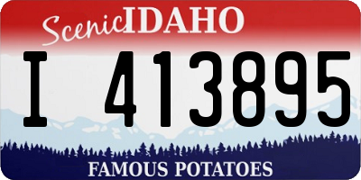 ID license plate I413895