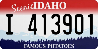 ID license plate I413901