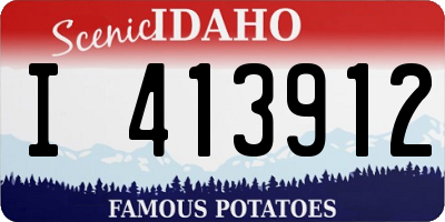 ID license plate I413912
