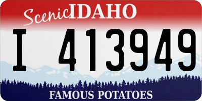 ID license plate I413949