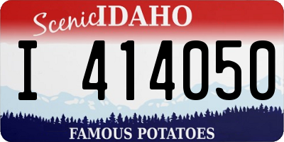 ID license plate I414050