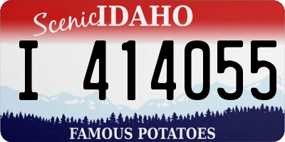 ID license plate I414055