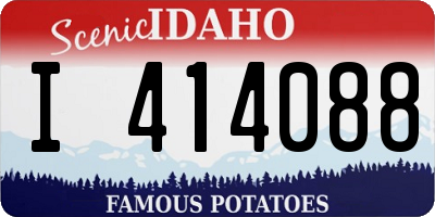 ID license plate I414088