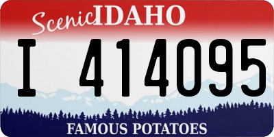 ID license plate I414095