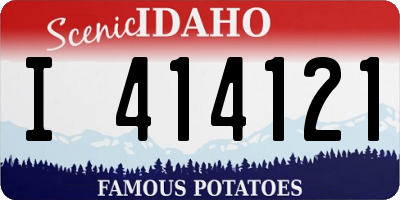 ID license plate I414121