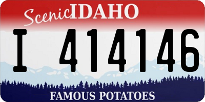 ID license plate I414146
