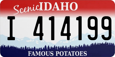 ID license plate I414199