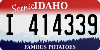 ID license plate I414339