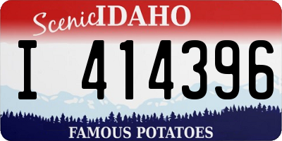 ID license plate I414396