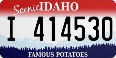 ID license plate I414530