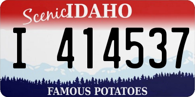 ID license plate I414537