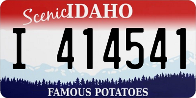 ID license plate I414541