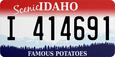 ID license plate I414691