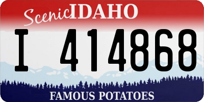 ID license plate I414868