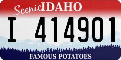 ID license plate I414901