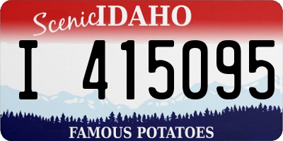 ID license plate I415095