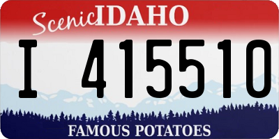 ID license plate I415510