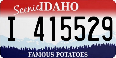 ID license plate I415529