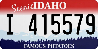 ID license plate I415579