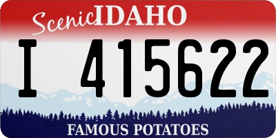 ID license plate I415622